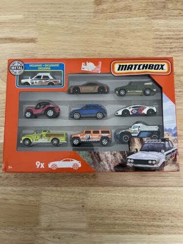 Matchbox 2020 9 Car Pack X7111 Gkr46 W Datsun 510 Police Car Ebay