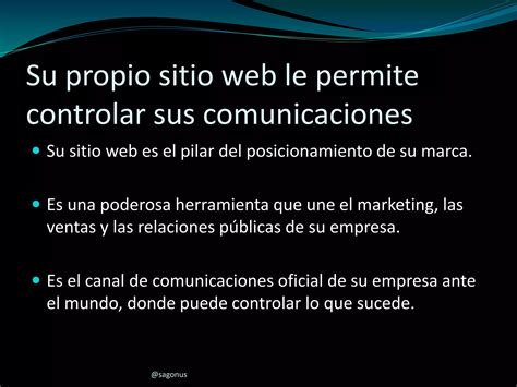 Ventajas De Un Sitio Web Para Pymes PPT