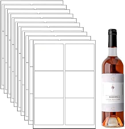 Amazon Lighufeic X Matte White Wine Label Blank Wine