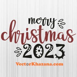 Merry Christmas 2023 Png Vector | Christmas Logo Svg | Christmas vectors, Merry, Merry christmas