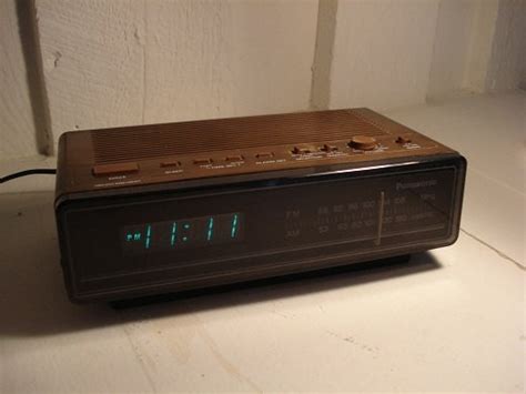 Vintage Panasonic Digital Alarm Clock Radio By Lovesallthingsyou
