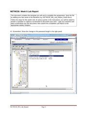 Netw W Lab Report Neyland Netw Week Lab Report This