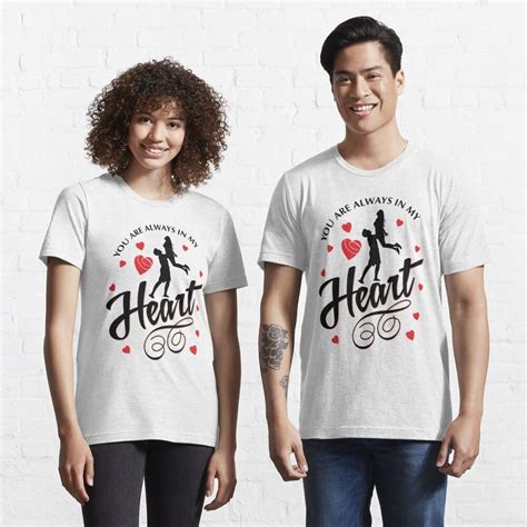 Essential T Shirt Mit Valentinstag Herz Liebe Paar Geschenk Von