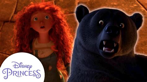 Meridas Mom Turns Into A Bear Brave Disney Princess Youtube