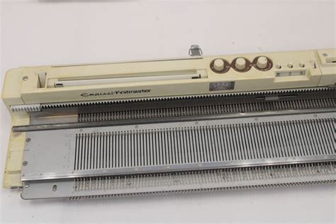 Vintage Empisal Knitmaster Manual Single Bed Knitting Machine W