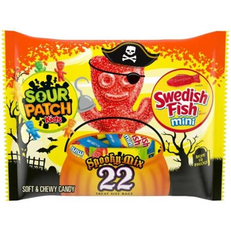 Haribo Spooky Mix Halloween Candies - 22 Treat Size Bags, 22 Mini Bags - Kroger