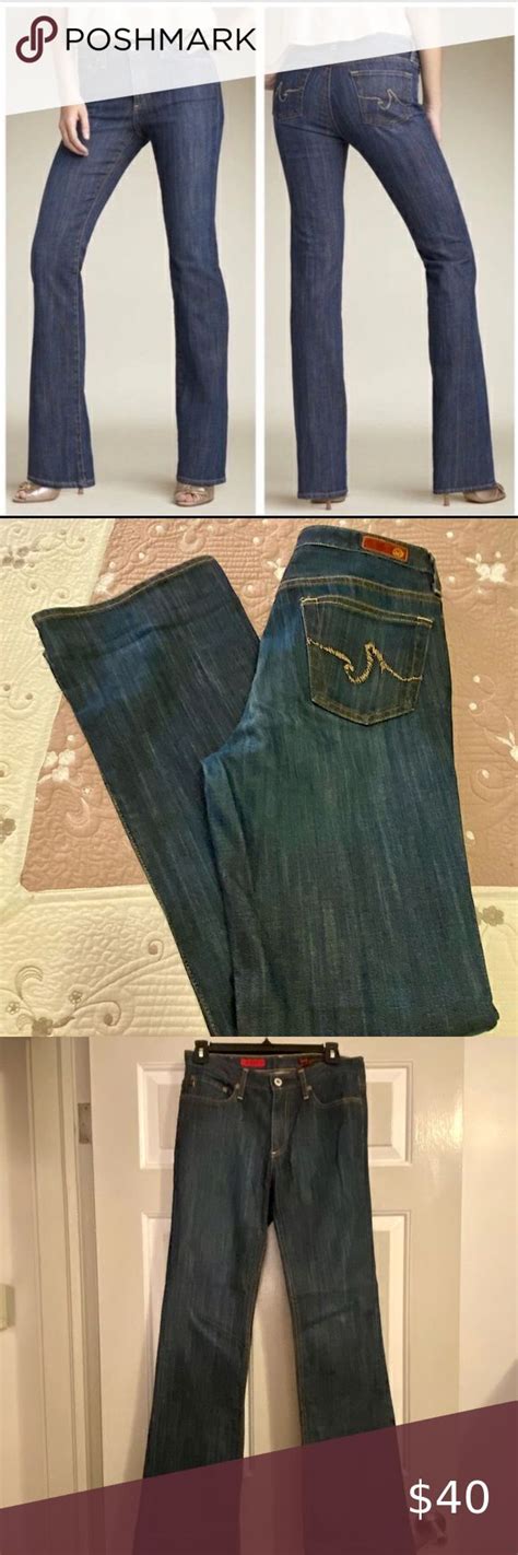 AG Adriano Goldschmied Dark Wash The Elite Bootcut Jeans Clothes