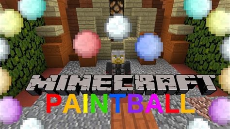 SUPER PAINTBALL CHAOS Minecraft Paintball YouTube