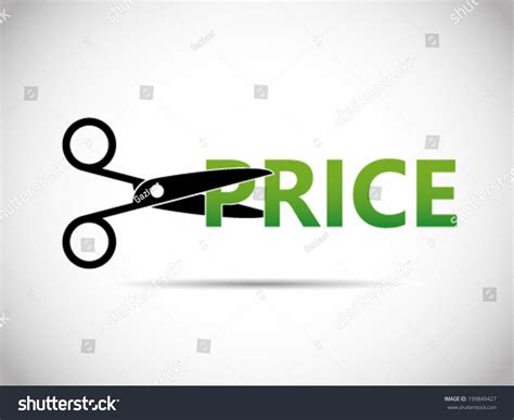 Cut Price Stock Vector (Royalty Free) 199849427 | Shutterstock