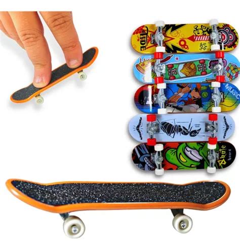 Kit 5 Skate Dedo Truck Metal Mini Fingerboard Tech Deck Lixa Mercadolivre