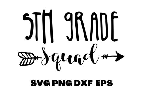 5TH GRADE SQUAD | 5TH GRADE LOGO Graphic by Craft Carnesia · Creative ...