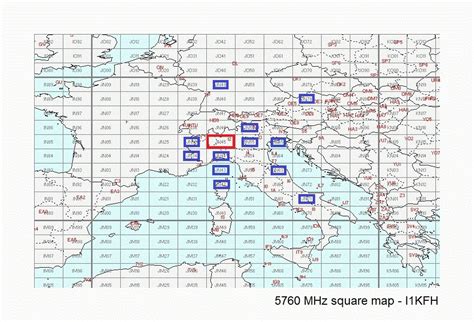 Ham Radio Grid Square Map