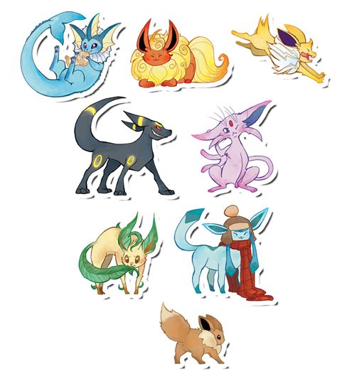 Pokemon Stickers Set 4 By Applewaffles On Deviantart