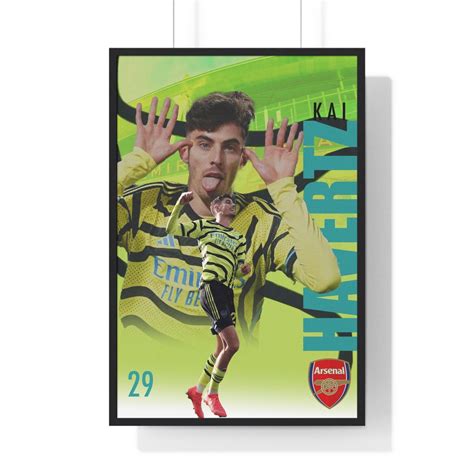 Kai Havertz Football Poster Digital Print Havertz Arsenal Poster