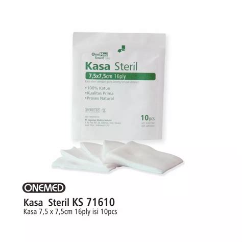 Kasa Steril 71610 Onemed 75x75cm 16 Ply Isi 10 Pcs Onemed Store