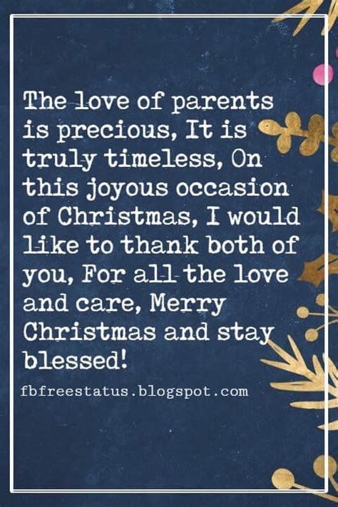 40+ Christmas Messages For Parents