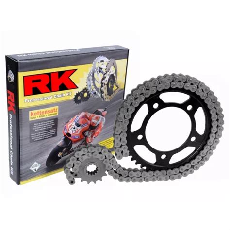 SET TRANSMISSION CHAÎNE RK 428HSB Sts For Benelli 125 Tornado Naked T