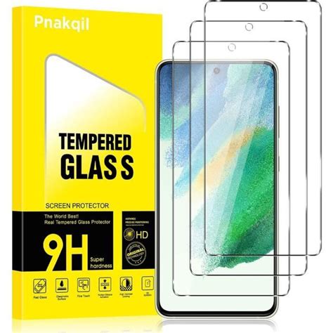 3 Pièces Verre Trempé Pour Samsung Galaxy S21 Fe 5G 6 4 Pouces 3 Pièces