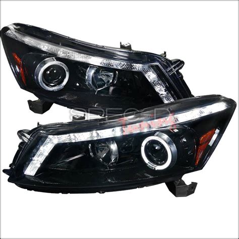 Honda Accord 4DR Spec D Gloss Black Housing Projector Headlights