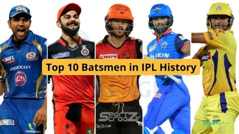 Top Batsmen In Ipl History Thirdmpire