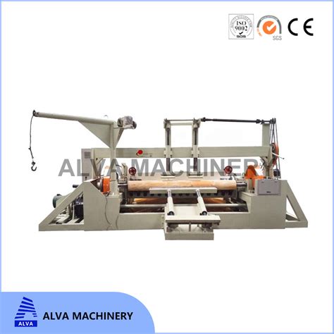 8Feet Spindle Veneer Peeling Machine ShanDong ALVA Machinery Co Ltd