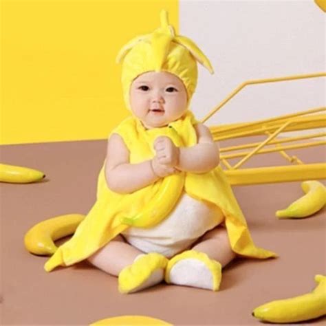 Baby Banana Costume Banana Costume Baby Banana Fruit Costumes