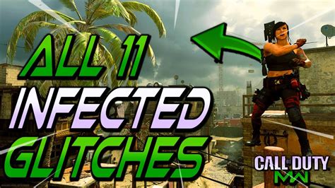 COD MW ALL 11 WORKING INFECTED GLITCHES Out Of Map Jumps God