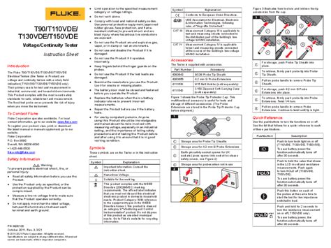 Fluke Multimeters User Manuals For Handheld And Digital Models