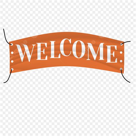 Welcome Banner PNG Transparent Images Free Download Vector, 52% OFF