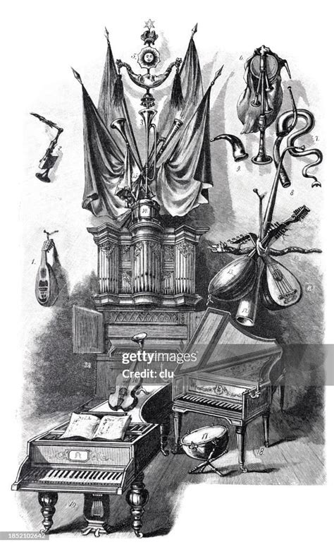 Collection Of Musical Instruments High-Res Vector Graphic - Getty Images