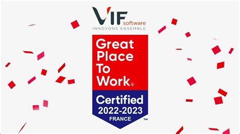 Vif Obtient La Certification Great Place To Work® Youtube