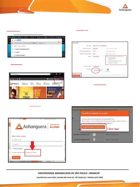 Site Portal Do Aluno Anhanguera - Acesso ao Portal do Aluno Anhanguera | PDF