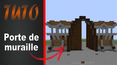 TUTO Porte De La Muraille Minecraft YouTube