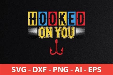 Hooked on You Graphic by Palash Craft · Creative Fabrica