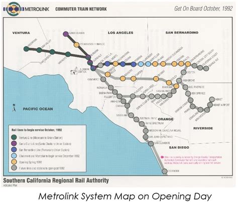 Los Angeles Metrolink Map