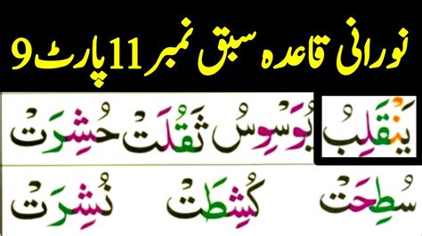 Learn Noorani Qaida Sabaq Part Noorani Qaida With Tajweed