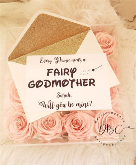 Will You Be My Fairy Godmother Custom Godmother Request Etsy