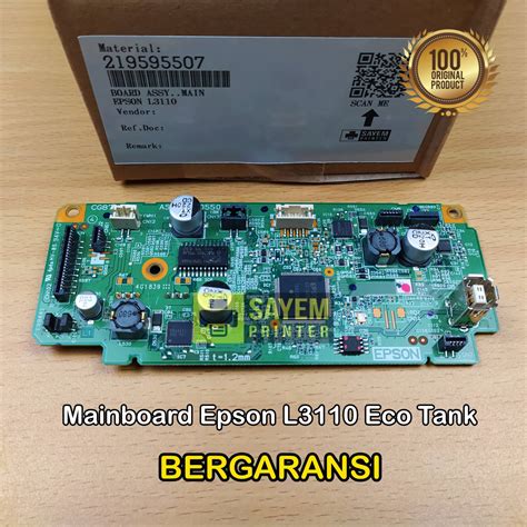 Mobo Board Motherboard Mainboard Epson L Second Cabutan Sayem Printer