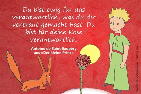 Zitat Du Bist Ewig Fur Das Verantwortlich Antoine De Saint Exupery Der