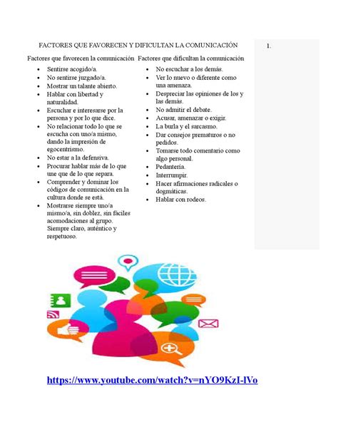 Factores Que Favorecen Y Dificultan La Comunicación By Maria Barahona Issuu