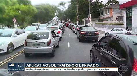 V Deo Motoristas De Aplicativos De Transporte Protestam Contra Projeto