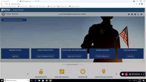 How To Check Your Voter Registration Indiana Youtube