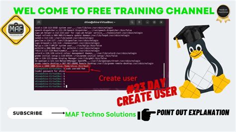 23 Day Creating A User Useradd Command How To Add A User On Linux