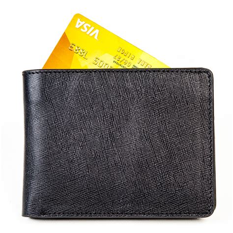 Leather Wallet For Men Black W