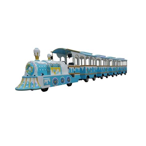 Outdoor Attraction Trackless Electric Train Amusement Park Ride Theme