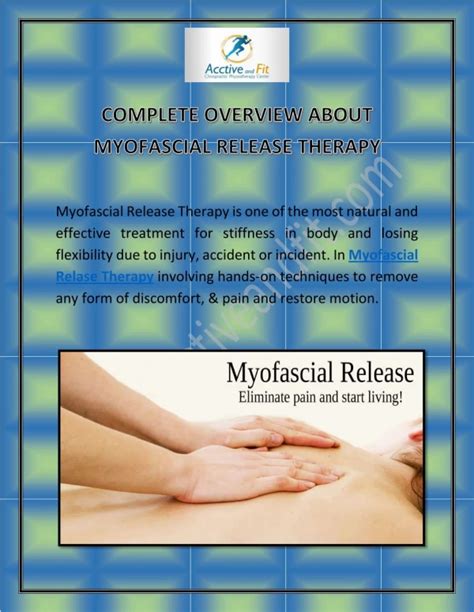 Ppt Myofascial Release Powerpoint Presentation Free Download Id