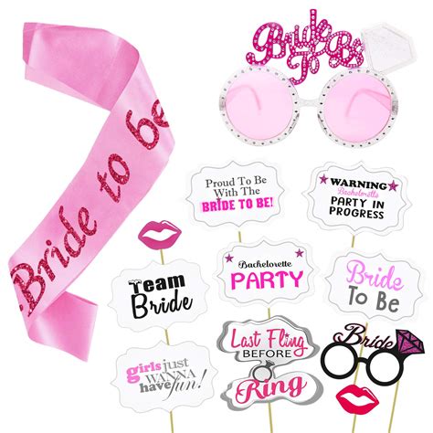 Party Propz Bride To Be Decoration Set 12pcs Bride To Be Decoration Set Combo Bride To Be