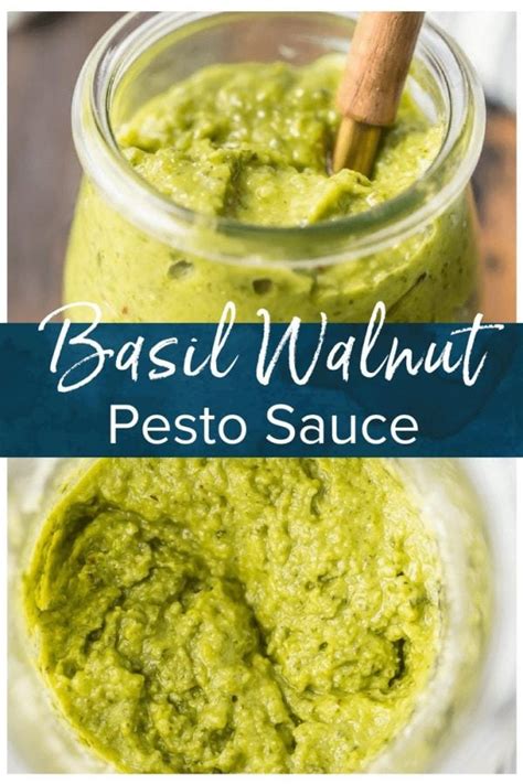 Basil Walnut Pesto Recipe Homemade Pesto Sauce Video