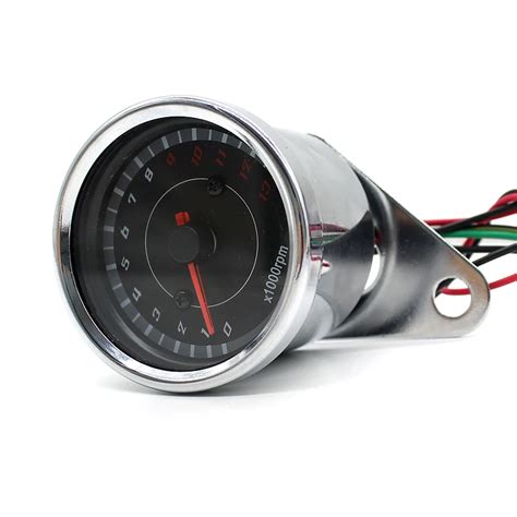 WUPP Koso 1000 RPM Universal Motorcycle Tachometer LED Screen DC 12V