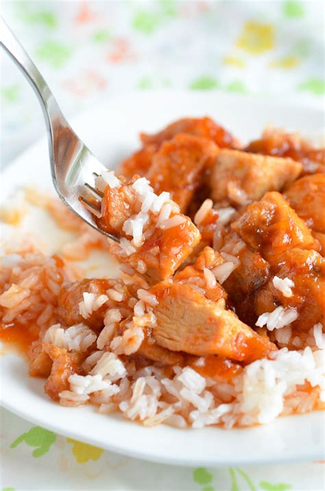 Easy 3 Ingredient Sweet And Sour Chicken Slow Cooker Recipe 5k Ramblings